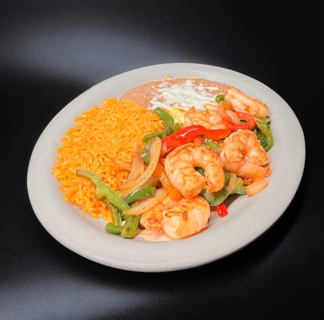 Lunch Shrimp Fajita.