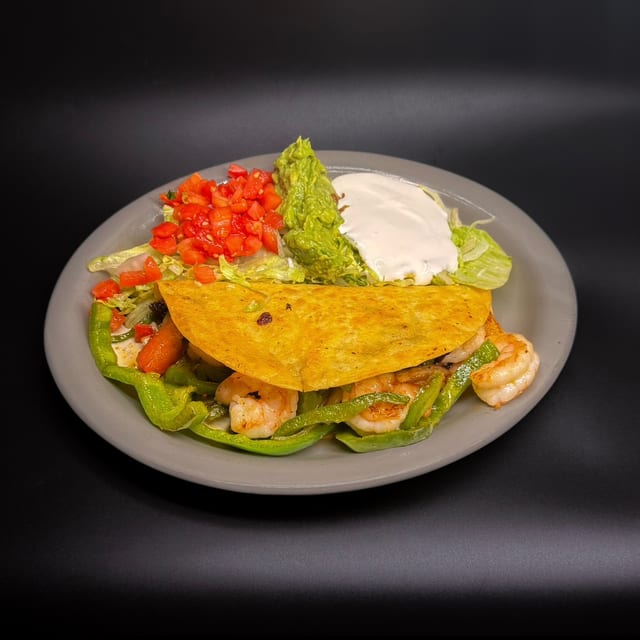 Shrimp Quesadilla.
